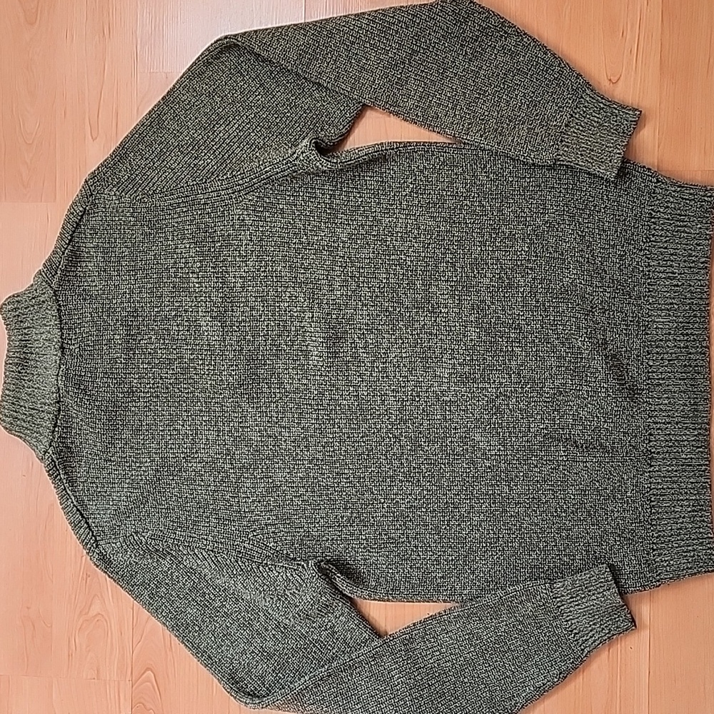 G.H. Bass & Co Green Chunky Long Sleeve Pullover Sweater - Picture 5 of 9